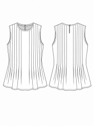 Patron de couture pdf Top Nymphéa